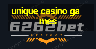 unique casino games