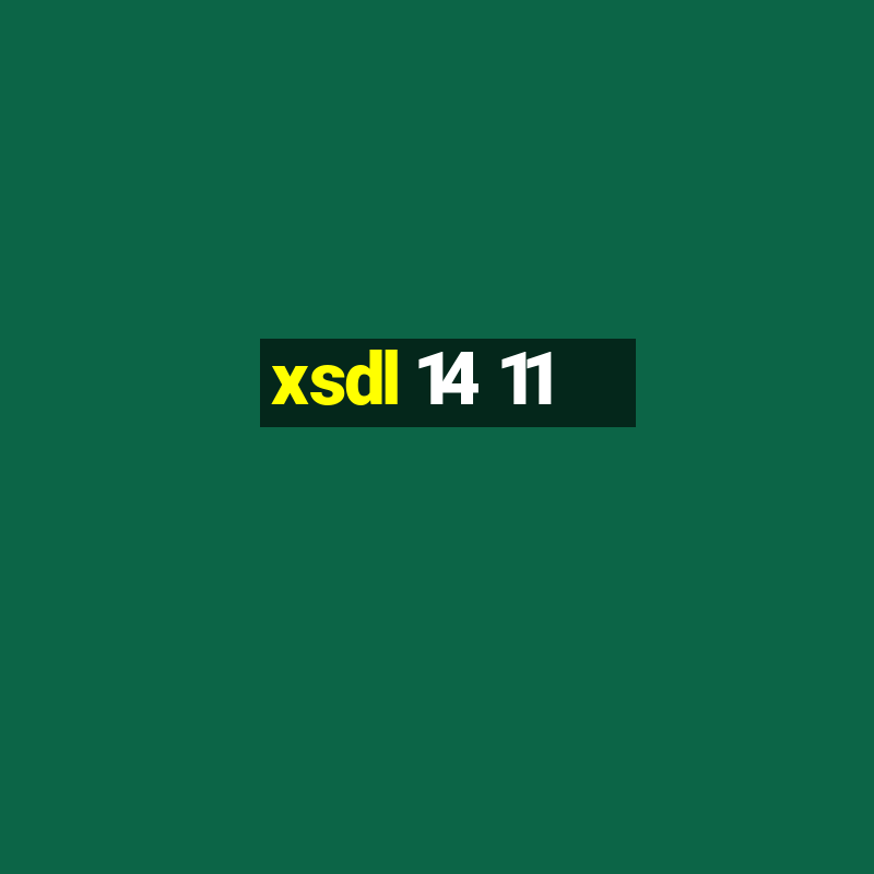 xsdl 14 11