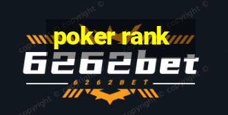 poker rank