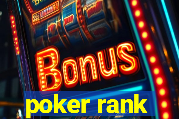 poker rank