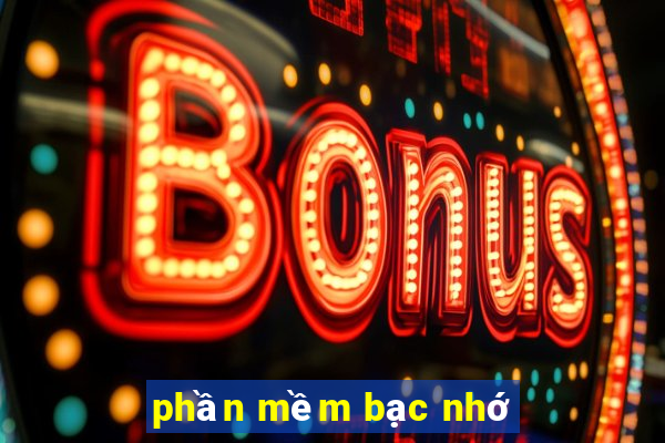 phần mềm bạc nhớ