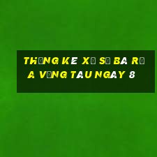 Thống kê Xổ Số Bà Rịa Vũng Tàu ngày 8