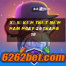 xổ số kiến thiết miền nam ngày 20 tháng 10