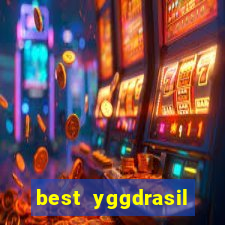 best yggdrasil online casino