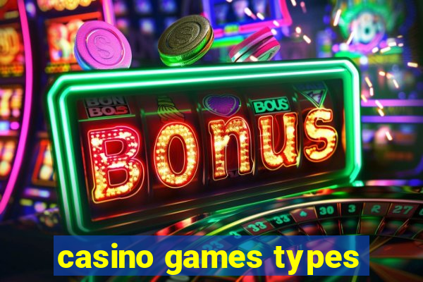 casino games types