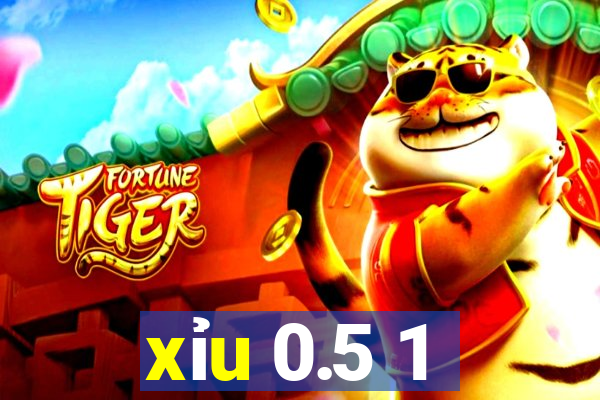 xỉu 0.5 1