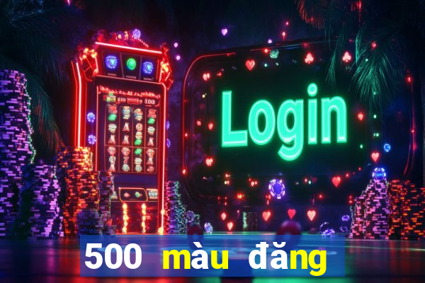 500 màu đăng nhập vào trang web