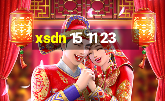 xsdn 15 11 23