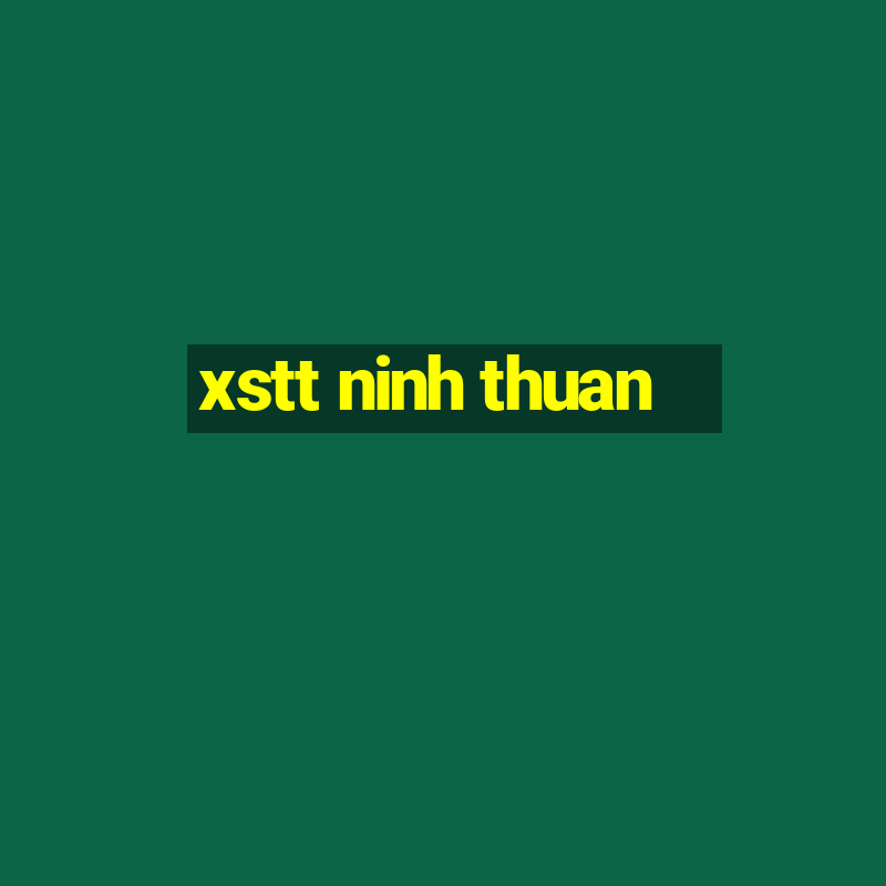 xstt ninh thuan