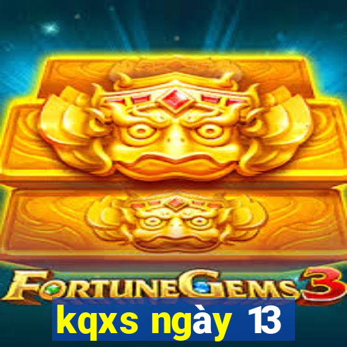 kqxs ngày 13