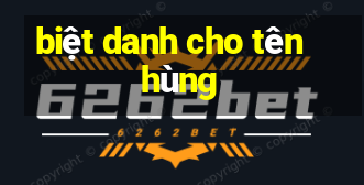 biệt danh cho tên hùng