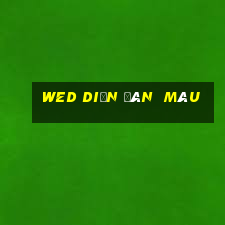 wed Diễn đàn  màu