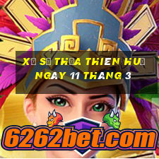 xổ số thừa thiên huế ngày 11 tháng 3