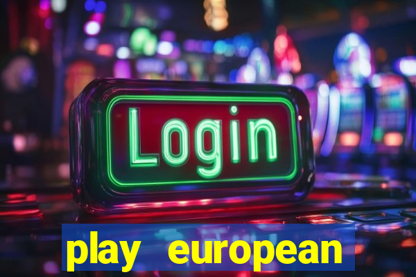 play european roulette online