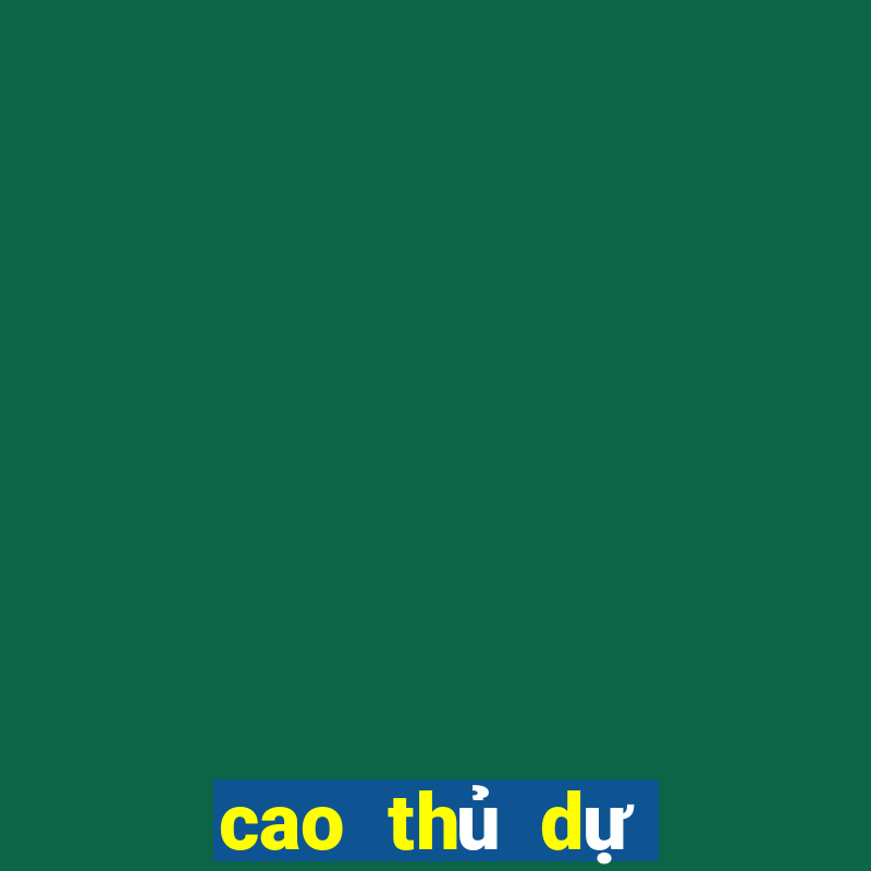 cao thủ dự đoán lô đề