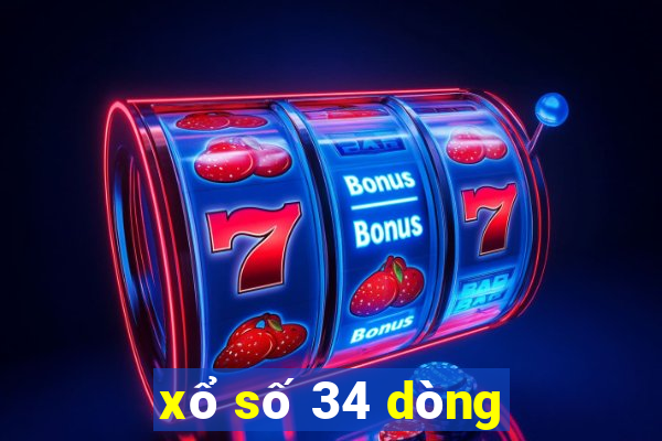 xổ số 34 dòng