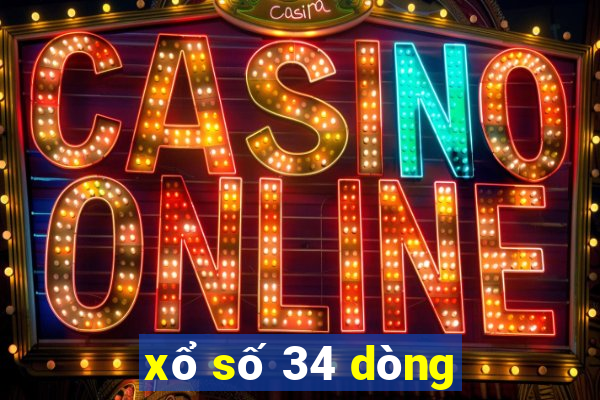 xổ số 34 dòng