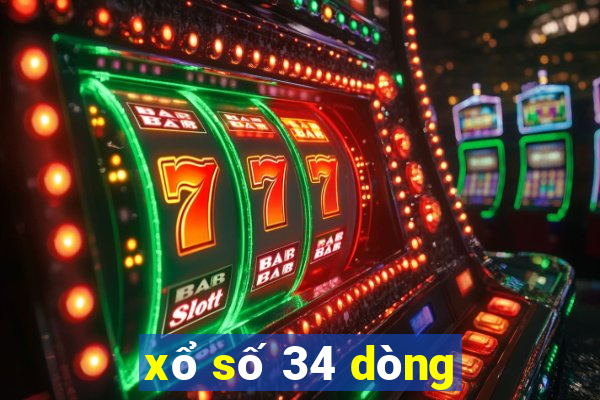 xổ số 34 dòng