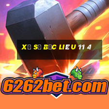 xổ số bạc liêu 11 4