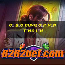 Cờ bạc cung cấp nền tảng lớn