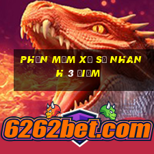 Phần mềm xổ số nhanh 3 điểm