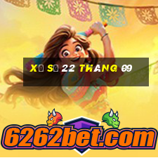 xổ số 22 tháng 09