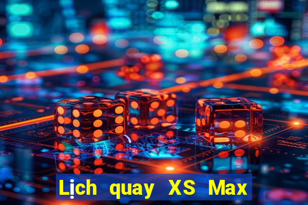 Lịch quay XS Max 4D Thứ 7