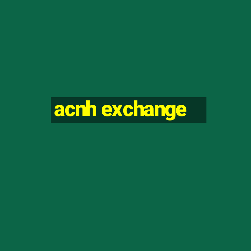 acnh exchange