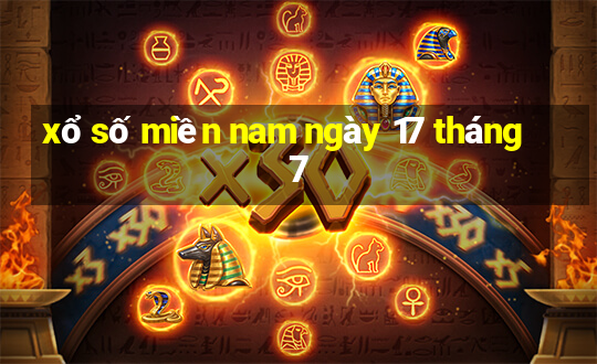 xổ số miền nam ngày 17 tháng 7