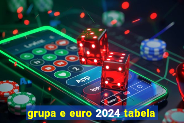 grupa e euro 2024 tabela