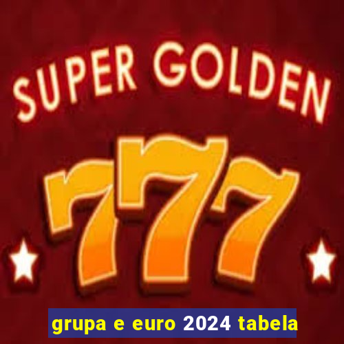 grupa e euro 2024 tabela