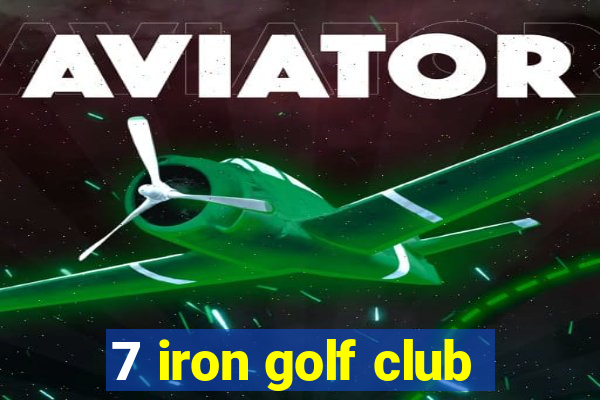 7 iron golf club