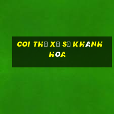 coi thử xổ số khánh hòa