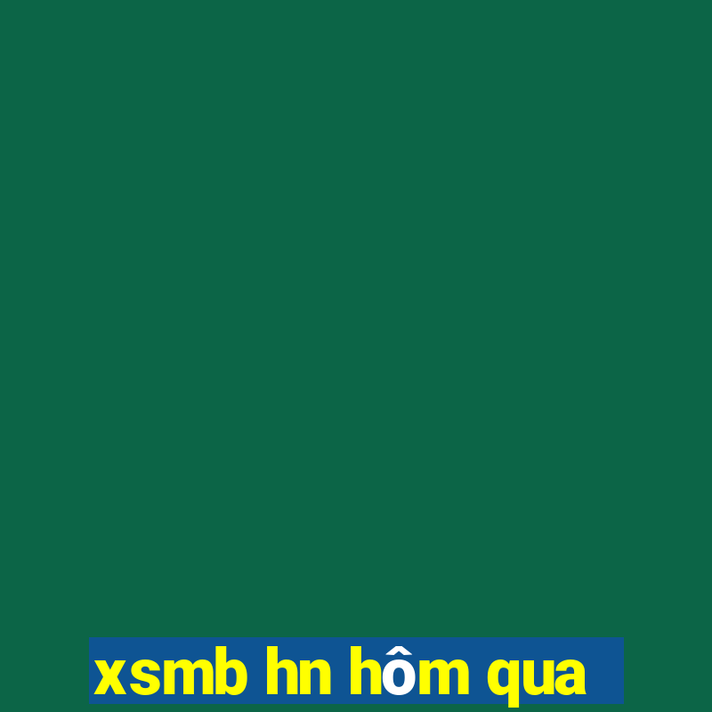 xsmb hn hôm qua