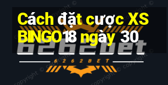 Cách đặt cược XSBINGO18 ngày 30