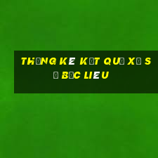 thống kê kết quả xổ số bạc liêu