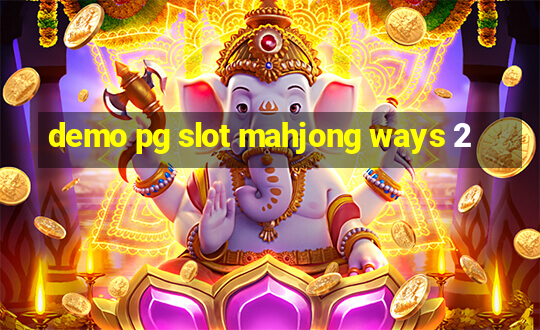 demo pg slot mahjong ways 2