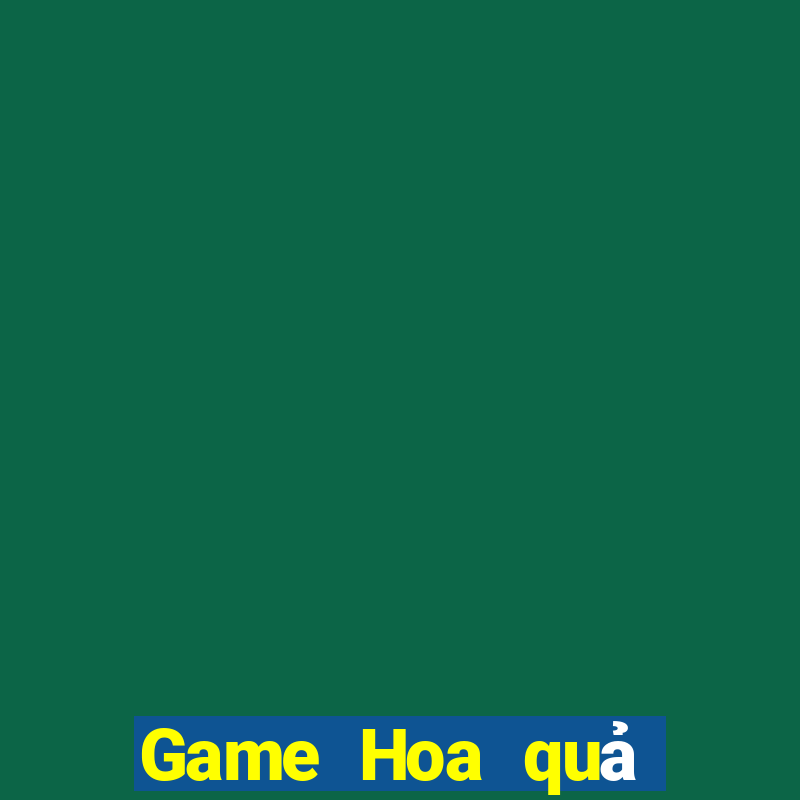 Game Hoa quả nổi giận