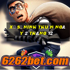 xổ số ninh thuận ngày 2 tháng 12