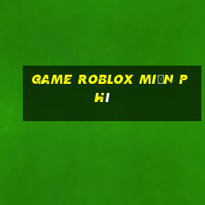 game roblox miễn phí