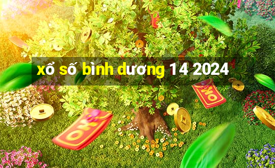 xổ số bình dương 1 4 2024