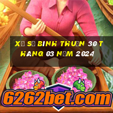 xổ số bình thuận 30 tháng 03 năm 2024