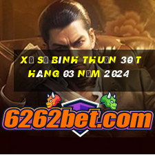 xổ số bình thuận 30 tháng 03 năm 2024