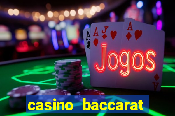 casino baccarat table games