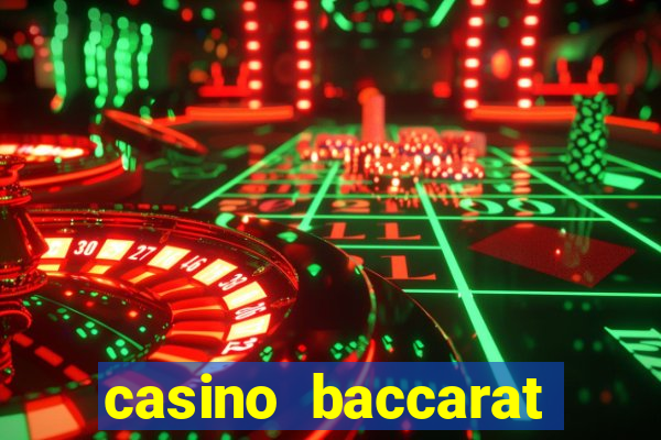 casino baccarat table games