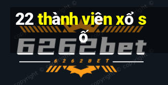 22 thành viên xổ số