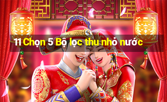 11 Chọn 5 Bộ lọc thu nhỏ nước