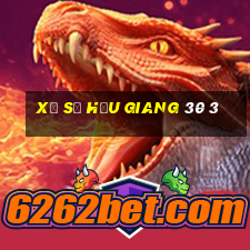 xổ số hậu giang 30 3