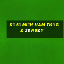 xổ số miền nam thứ ba 30 ngày