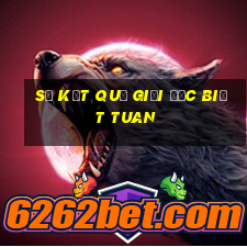 sổ kết quả giải đặc biệt tuan